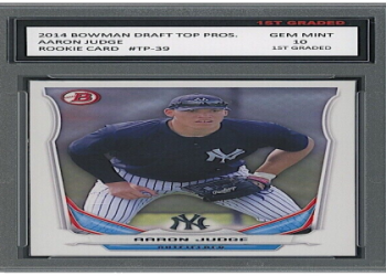 Exactly how much is a Aaron Judge rookie card worth? Discover recent sales prices and market trends.